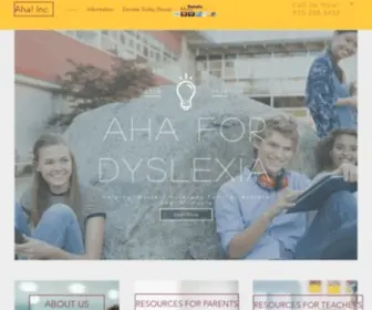 Ahafordyslexia.org(Dyslexia Test) Screenshot