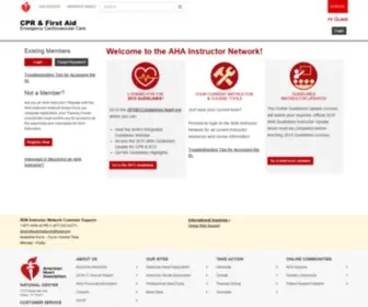 Ahainstructornetwork.org(AHA Instructor Network Home) Screenshot