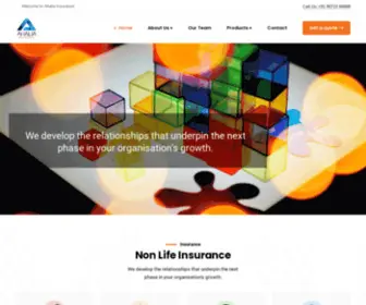 Ahaliainsurance.com(Ahalia Insurance) Screenshot