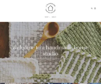 Ahandmadehousestudio.com(A Handmade House) Screenshot