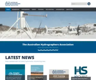 Aha.net.au(Australian Hydrographers Association) Screenshot