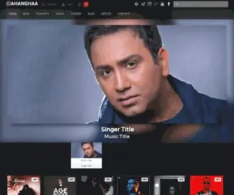 Ahanghaa.com(Laravel) Screenshot