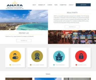 Ahata.com(Aruba Hotel and Tourism Association) Screenshot