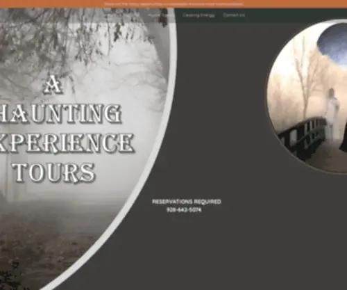 Ahauntingexperiencetours.com(A Haunting Experience Tours) Screenshot