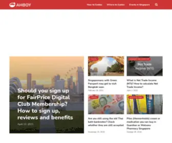 Ahboy.com(Everything Singapore) Screenshot