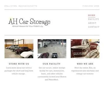 Ahcarstorage.com(AH Car Storage) Screenshot