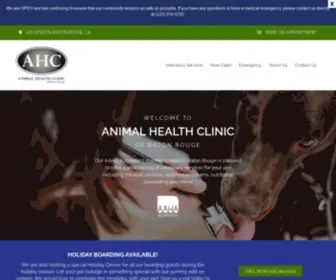 AHCBR.com(Animal Health Clinic of Baton Rouge) Screenshot