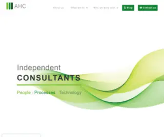 AHC.co.uk(Independent ERP Consultants) Screenshot