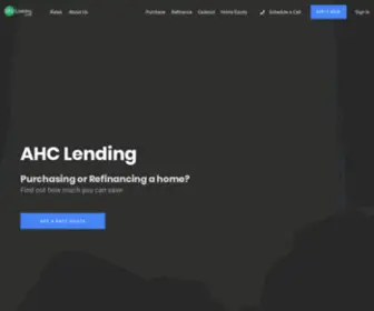 Ahclending.com(Highly rated lender by leading rating & review sites) Screenshot