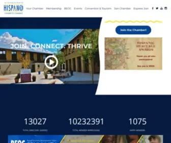 AHCNM.org(Albuquerque Hispano Chamber of Commerce) Screenshot