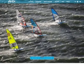 AHD-Boards.com(Discover AFS products for all foiling disciplines) Screenshot