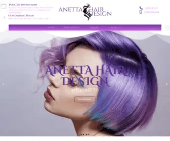 AHD1.co.uk(Anetta hair Design) Screenshot