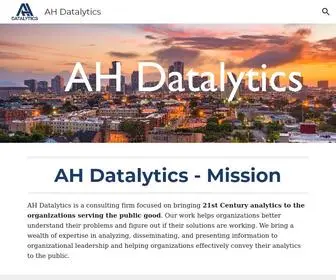 Ahdatalytics.com(AH Datalytics) Screenshot