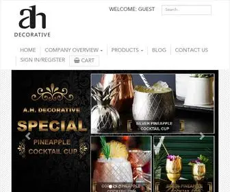 Ahdecorative.com(A H Decorative) Screenshot