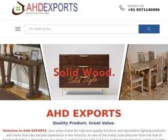 Ahdexports.com(AHD Exports) Screenshot