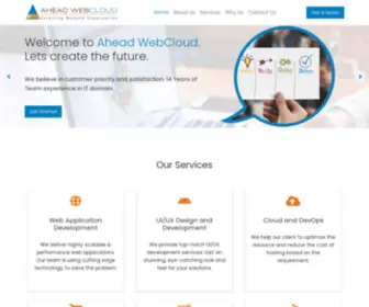 Aheadwebcloud.in(Ahead WebCloud Solutions) Screenshot