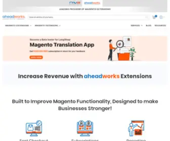 Aheadworks.com(Aheadworks Magento Store) Screenshot