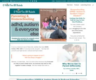 Aheartforallstudents.com(Parenting and Homeschooling ADHD & Autism) Screenshot