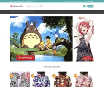 Ahenana.com(Anime Online Store) Screenshot