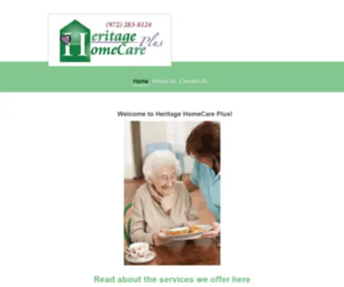 Aheritagehomecare.com(Home Health Medical Service) Screenshot