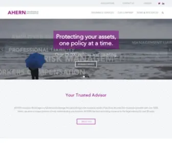 Aherninsurance.com(AHERN Insurance Brokerage) Screenshot