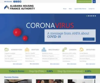 Ahfa.com(Alabama Housing Finance Authority) Screenshot