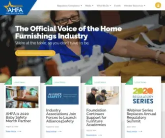 Ahfa.us(American Home Furnishings Alliance) Screenshot