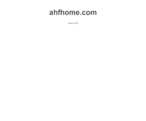 Ahfhome.com(Срок) Screenshot