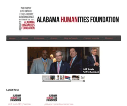 AHF.net(Alabama Humanities FoundationAlabama Humanities Foundation) Screenshot