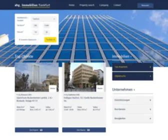 Ahgi.de(Ahg.immobilien frankfurt) Screenshot