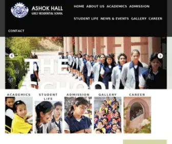 AHGRS.net(Ashok Hall Girls' Residential School) Screenshot