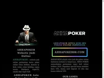 Ahhapoker88.com Screenshot