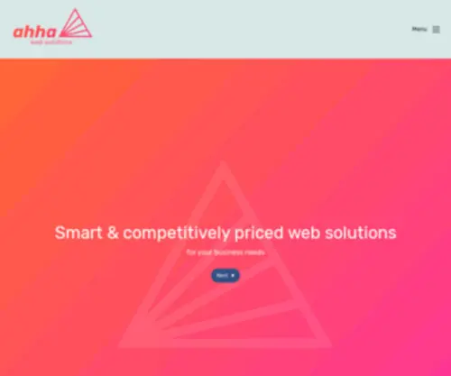 Ahhaweb.co.uk(Ahha Web Solutions) Screenshot
