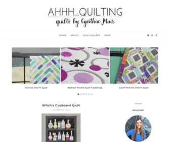 Ahhhquilting.com(Ahhh...Quilting) Screenshot