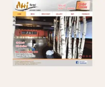 Ahi532.com(Japanese Restaurant) Screenshot