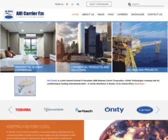Ahicarrier.com(AHI Carrier FZC) Screenshot