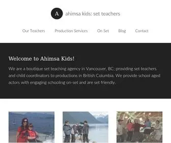 Ahimsakids.com(Ahimsa Kids) Screenshot