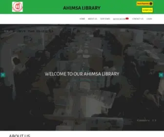 Ahimsalibrary.org(AHIMSA LIBRARY) Screenshot