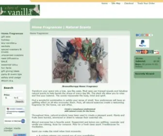 AhintofVanilla.com(Natural Scents Home Fragrances) Screenshot