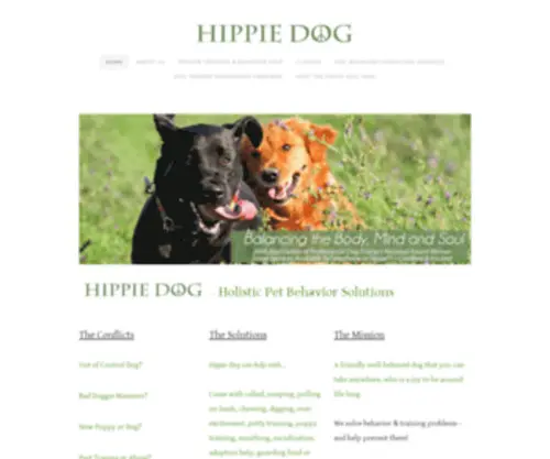 Ahippiedog.com(Hippie Dog) Screenshot