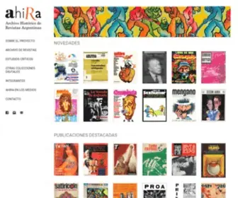 Ahira.com.ar(Archivo Histórico de Revistas Argentinas) Screenshot