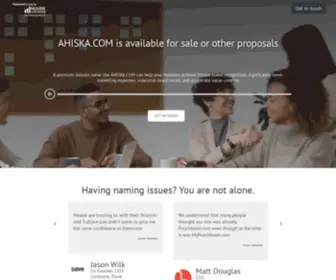 Ahiska.com(A unique opportunity to secure for your brand) Screenshot