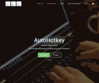 Ahkscript.org(AutoHotkey) Screenshot