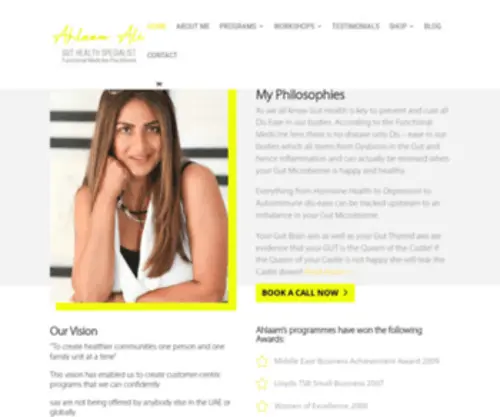 Ahlaamali.com(Gut Health Specialist) Screenshot