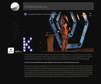 Ahlab.org(Augmented Human Lab) Screenshot