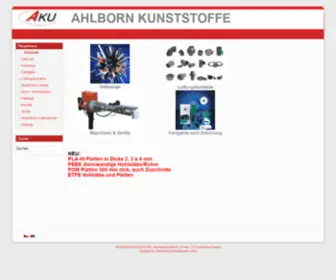 Ahlborn-Kunststoffe.at(Stäbe) Screenshot