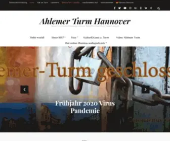 Ahlemer-Turm.de(Ahlemer Turm Hannover) Screenshot