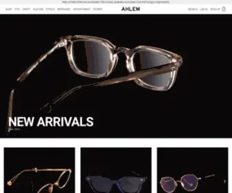 Ahlemeyewear.com(Shop Online) Screenshot