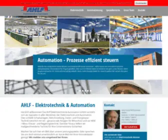 AHLF.de(Elektrotechnik & Automation) Screenshot