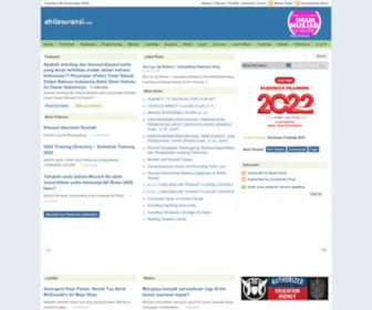Ahliasuransi.com(Insurance advice in black & white) Screenshot